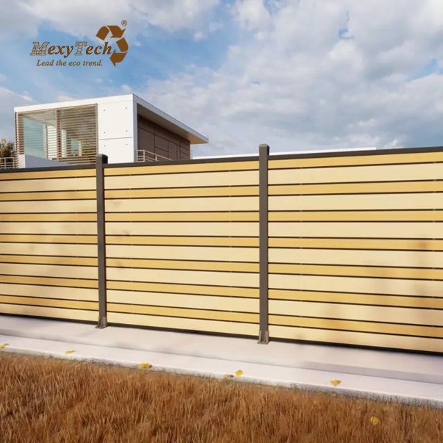 valla de privacidad residencial de WPC