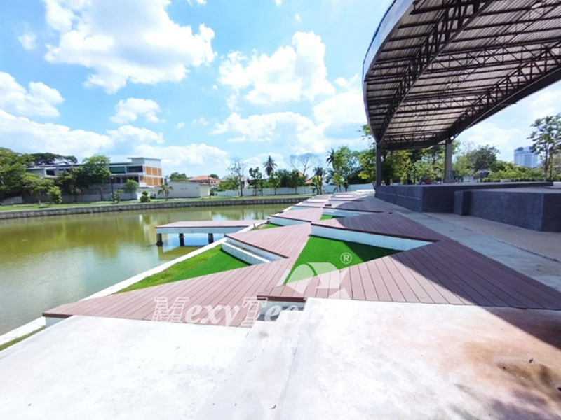 Thailand Pumrak Park WPC Decking Project
