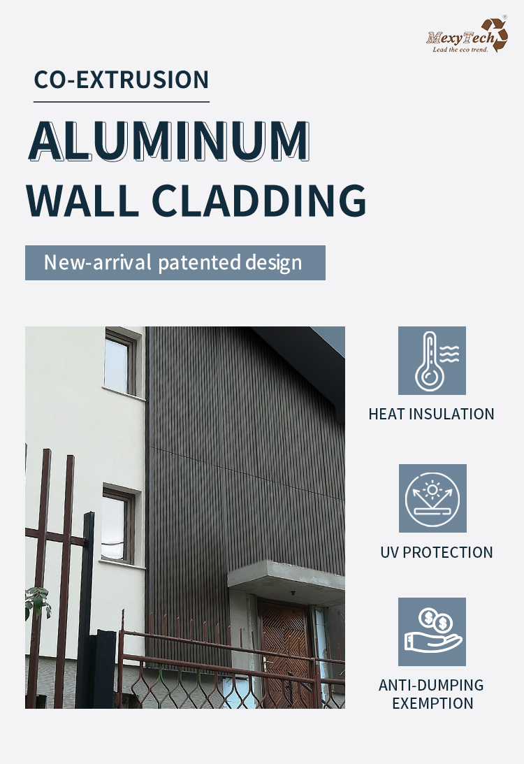 revestimiento de pared de aluminio