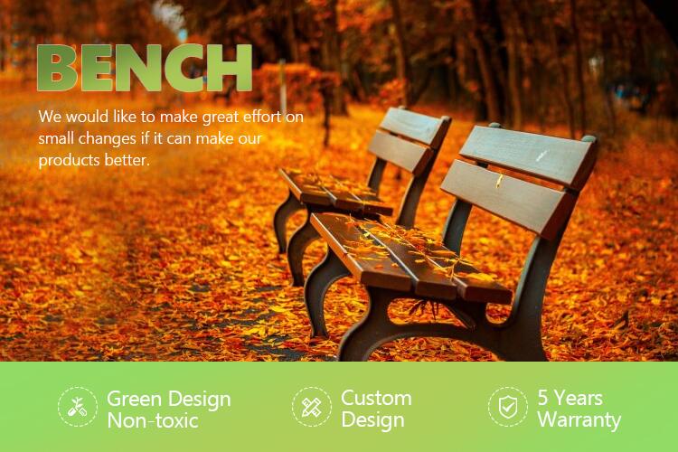 Banco de jard&iacute;n WPC 