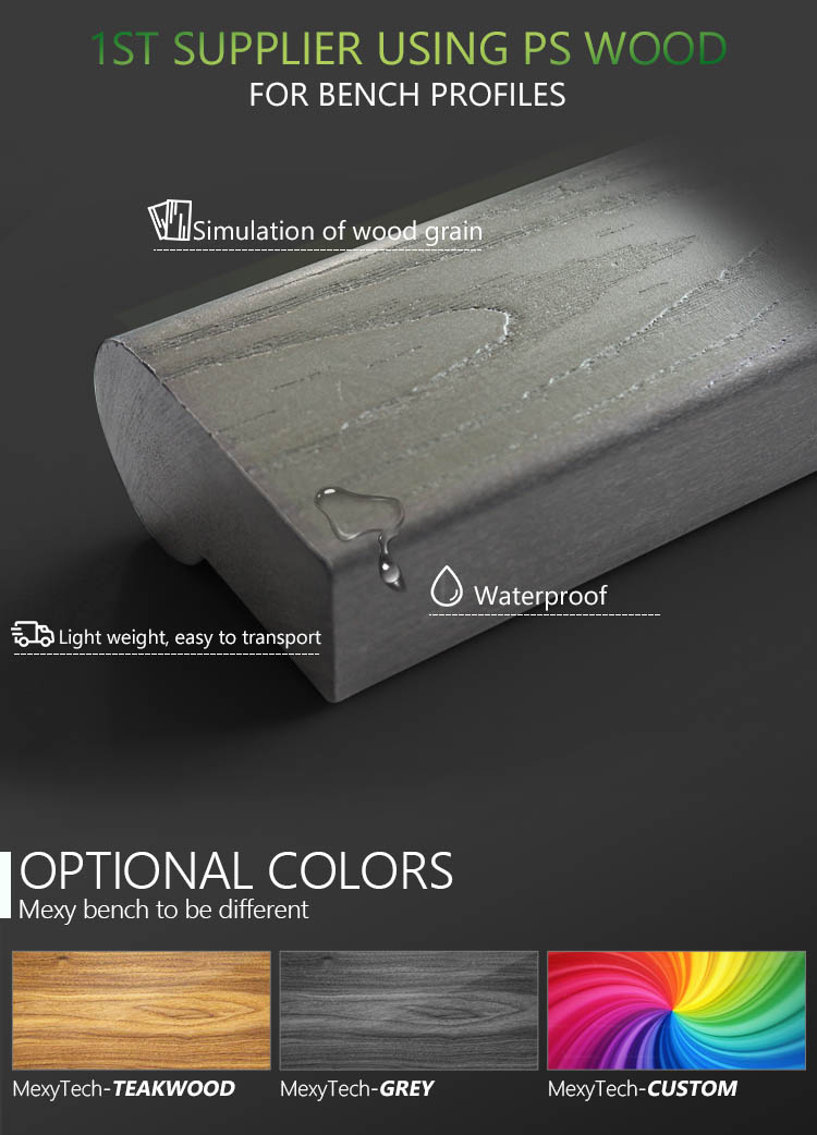 Banco de jard&iacute;n WPC 