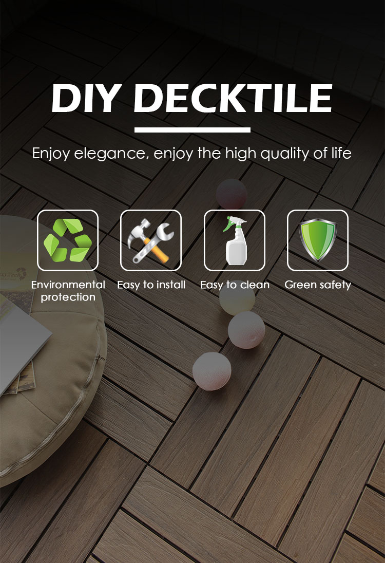 Baldosas de cubierta de WPC