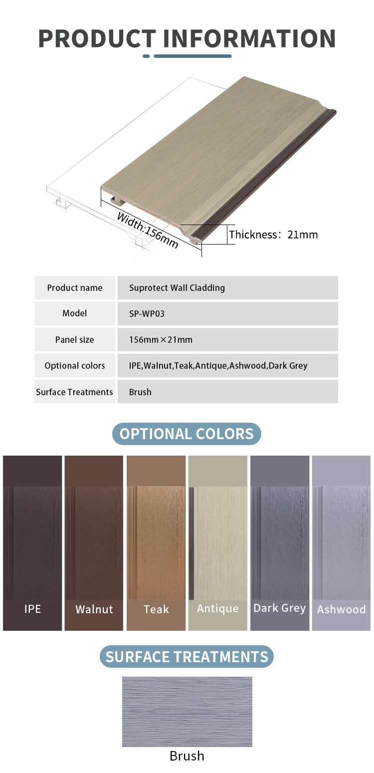 Suprotect WPC Outdoor Wall Panel