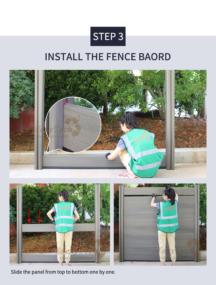 Instalaci&oacute;n de la cerca de WPC