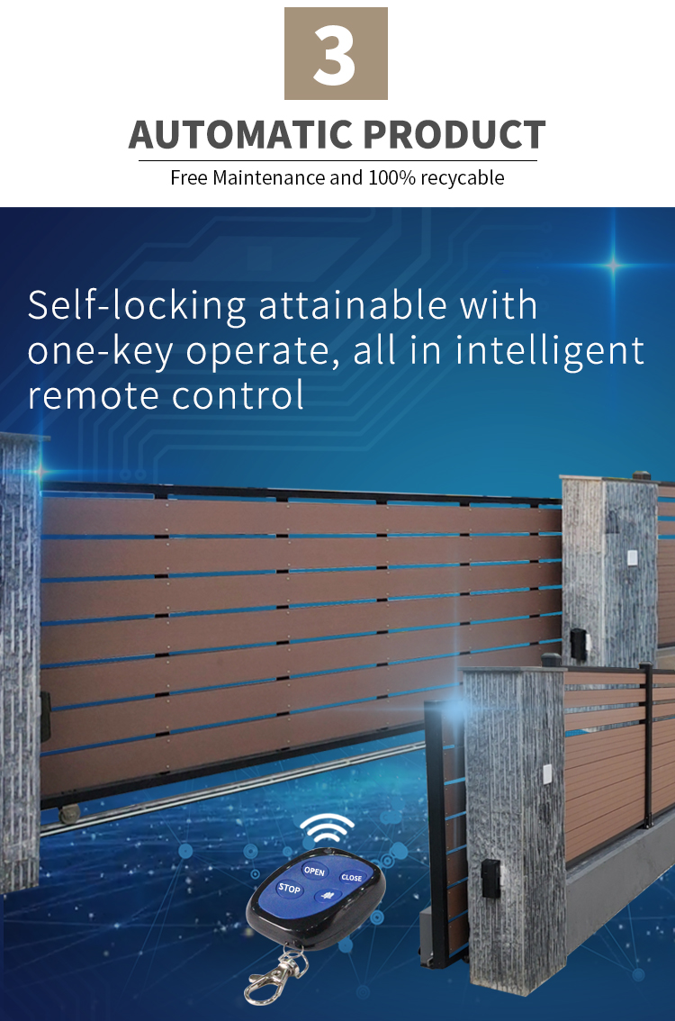 Kit de compuerta el&eacute;ctrica deslizante 丨 Compuesta compuesta corredera 丨 Mexytech