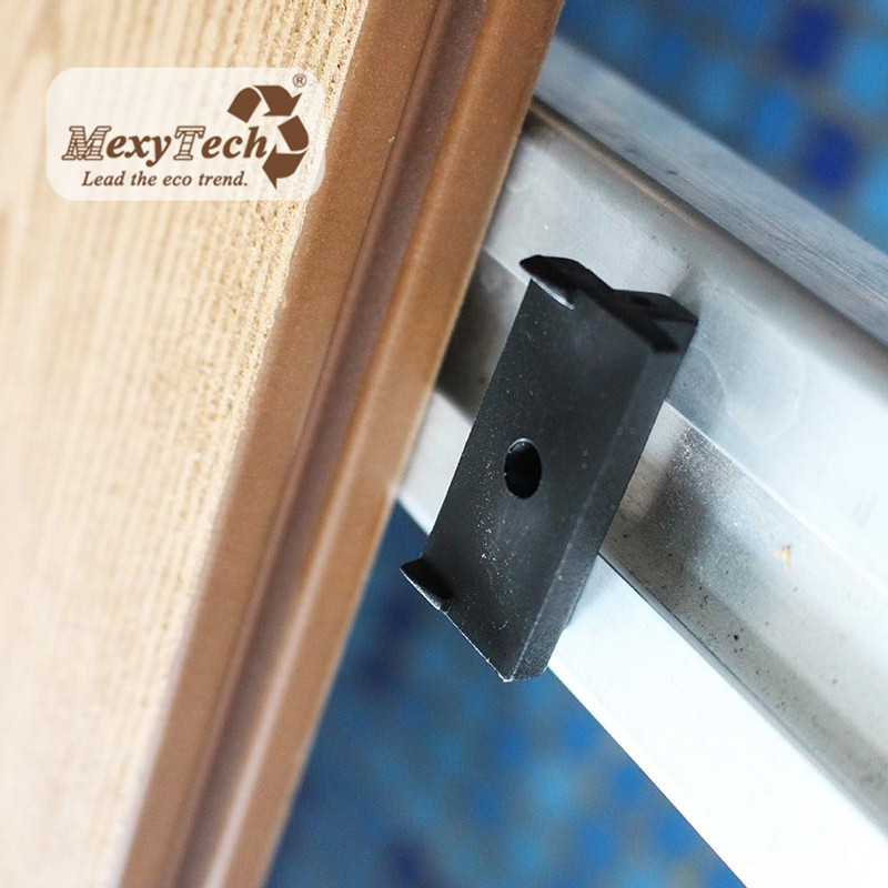 Clips de cubierta de WPC en relieve en 3D