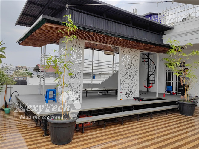 Co-extrusion Decking Project in Indonesia