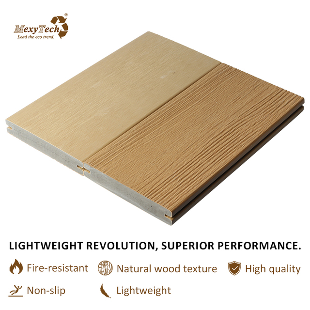 Terraza exterior biocolor sólida ignífuga ASA