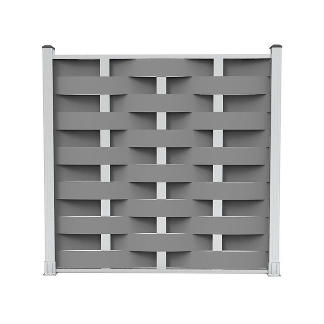 Paneles de cerca de madera tejida