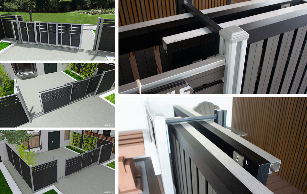 Puertas de jard&iacute;n compuestas