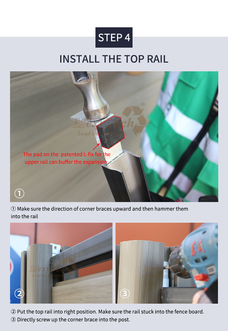 Instalaci&oacute;n de la cerca de WPC