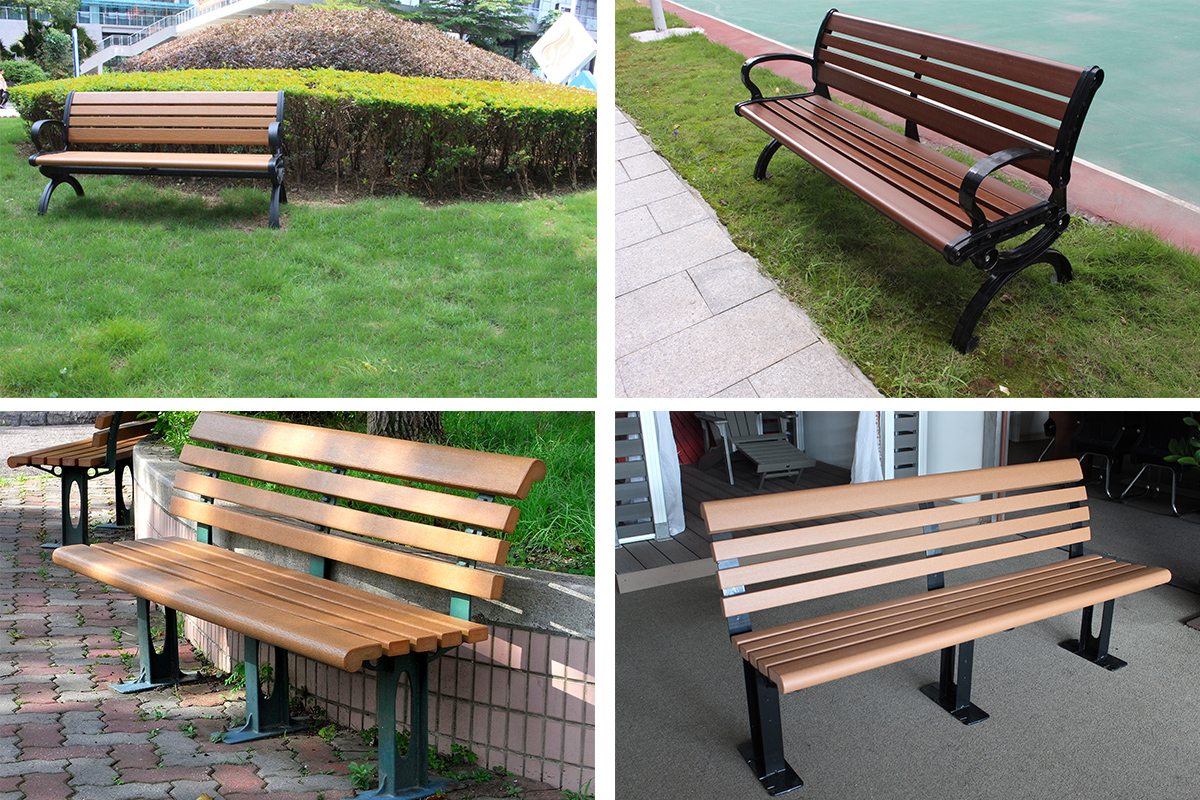 Banco de jard&iacute;n WPC 