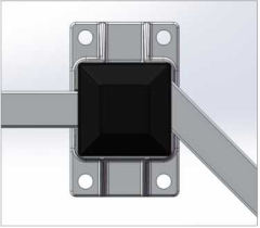 Cuando el &aacute;ngulo de intersecci&oacute;n sea mayor de 90 &deg;, instale en el lado adyacente o en el lado opuesto. (2)