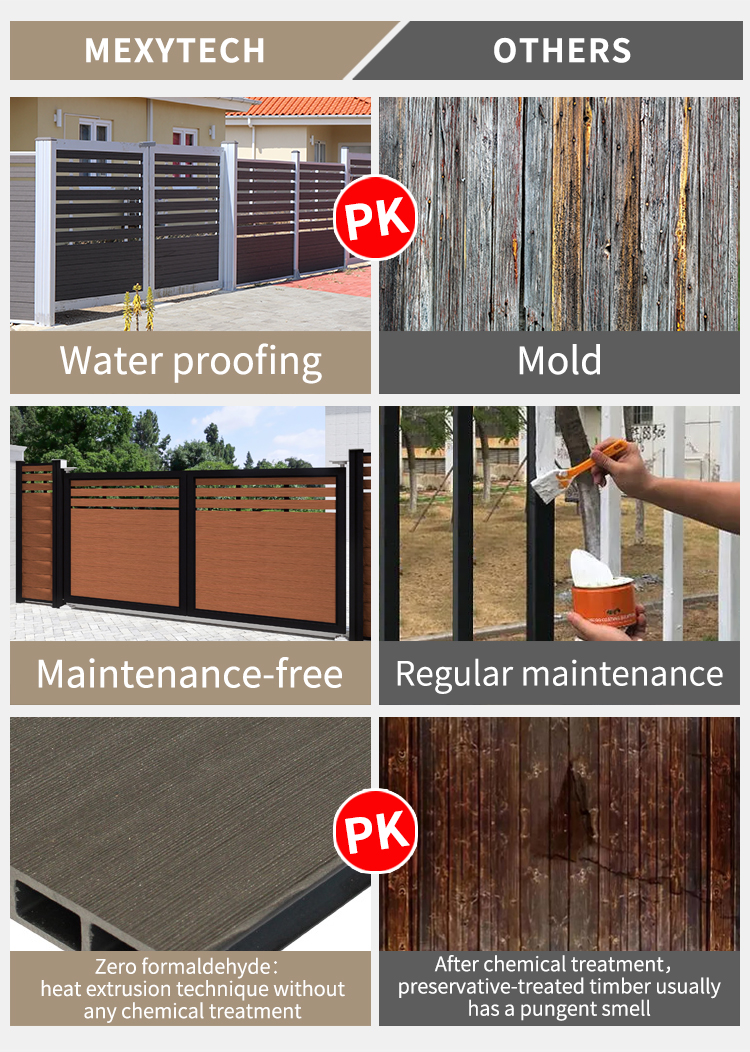 Puerta de cerca de madera el&eacute;ctrica