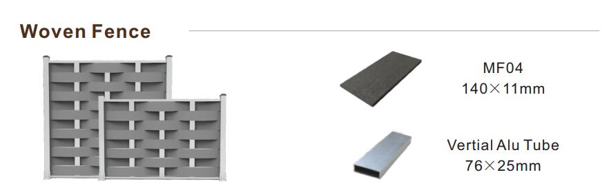 Woven Wood Fence Panels