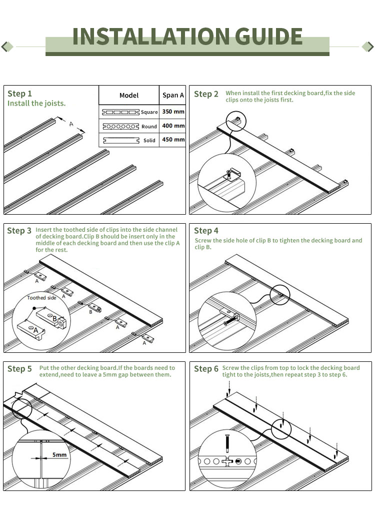 Cubierta compuesta de doble color