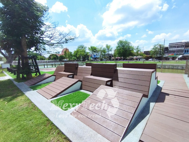 Thailand Pumrak Park WPC Decking Project