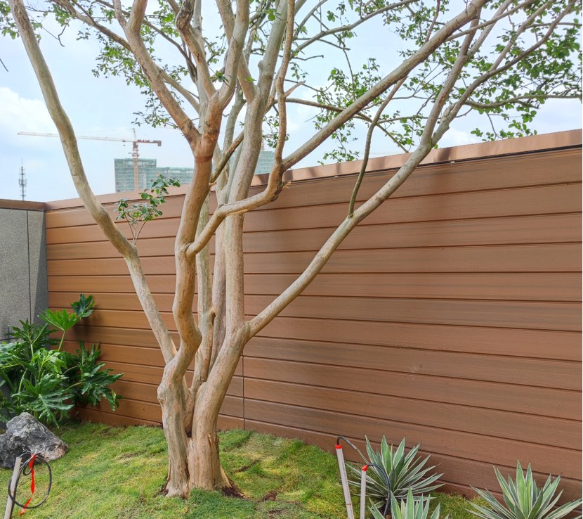 Panel de pared plano de WPC