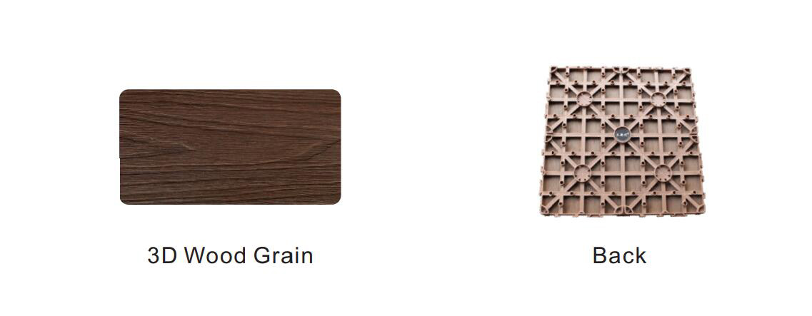 Baldosas de cubierta de WPC