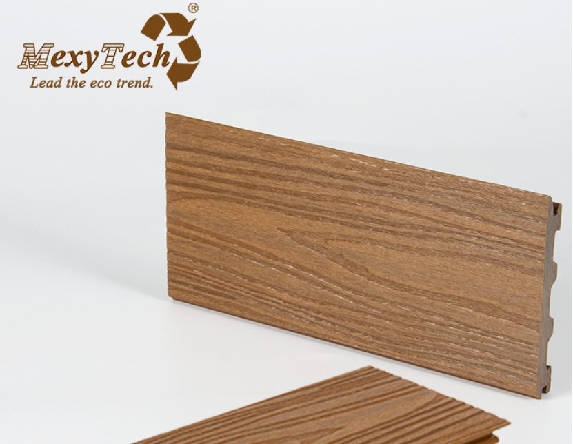 Decking compuesto s&oacute;lido y hueco sin espacios